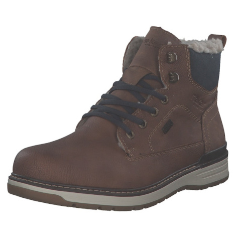 Rieker Šnurovacie čižmy  čokoládová
