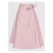 MSGM Trapézová sukňa 3141MDD15 217606 Ružová Regular Fit