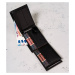 Malá, horizontálna pánska kožená peňaženka s RFID - Peterson