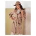 Women's parka jacket NOLES, beige Dstreet