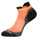 Merino wool ankle socks ALPINE PRO WERDE neon salmon