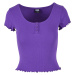 Women's T-shirt Rib Babylock purple