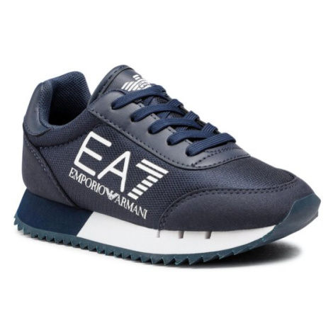 EA7 Emporio Armani Sneakersy XSX107 XOT56 R236 Tmavomodrá