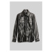 Košeľa Karl Lagerfeld Faux Leather Karl Shirt Čierna