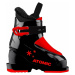 Atomic Hawx Kids 1 Black/Red Zjazdové lyžiarky