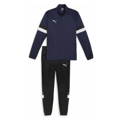 Puma TEAMRISE TRACKSUIT Pánska tepláková súprava, tmavo modrá, veľkosť