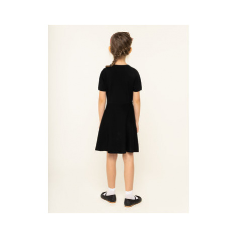 TWINSET Každodenné šaty 192GJ3161 M Čierna Regular Fit