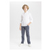 DEFACTO Boys' Standard Cuff Twill Trousers