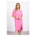 Oversize dress light pink