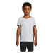 SOĽS Classico Kids Detské funkčné tričko SL01719 White / Black