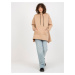 Women's long one size sweatshirt - beige