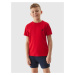 Boys' Plain T-Shirt 4F - Red