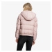 Bunda Urban Classics Ladies Hooded Puffer Jacket Light Pink