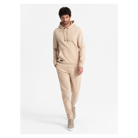 Ombre BASIC men's cotton tracksuit set kangaroo sweatshirt + joggers