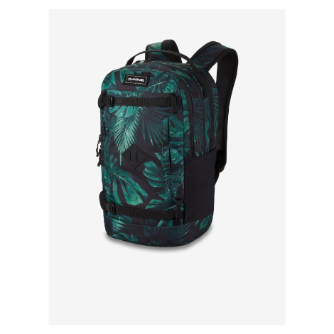 Zeleno-čierny vzorovaný batoh Dakine Urban Mission 23 l