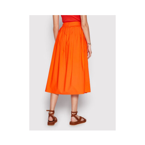United Colors Of Benetton Trapézová sukňa 4AY3D000H Oranžová Regular Fit