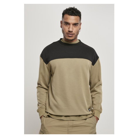 Top Block Crewneck Khaki/Black Urban Classics