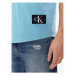 Calvin Klein Jeans Tričko J30J323482 Modrá Regular Fit