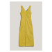 Šaty Karl Lagerfeld Cotton Day Dress Blazing Yellow