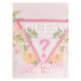 Guess Tričko Triangle Flowers W3GI41 J1314 Ružová Slim Fit