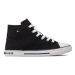 Tommy Hilfiger Plátenky Higt Top Lace-Up Sneaker T3X4-32209-0890 S Čierna