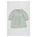 DEFACTO Baby Girl Long Sleeve Twill Dress