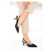Soho Women's Black Classic Heeled Shoes 18851