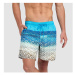 Pánske plavky ARENA MENS BEACH BOXER PLACED-800-sand&sea turquoise