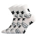Ponožky BOMA Xantipa 45 white 3 páry 112796