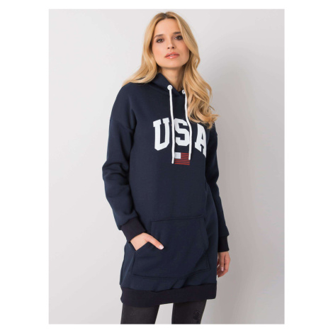 Sweatshirt-RV-BL-6676.67-navy blue Rue Paris