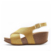 LASCANA Remienkové sandále  zlatá žltá