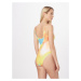 Calvin Klein Swimwear Jednodielne plavky  vodová / žltá / broskyňová / šedobiela