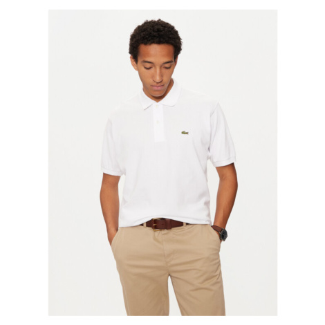 Lacoste Polokošeľa L1212 Biela Classic Fit