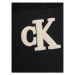 Calvin Klein Jeans Teplákové nohavice Towelling Logopack IB0IB01677 Čierna Regular Fit