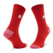 Happy Socks Ponožky Vysoké Unisex REEGG01-4300 Červená