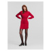 Karl Lagerfeld Košeľové šaty  červená