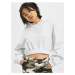 Crop sweatshirt DEF Hoody - white