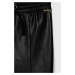 Nohavice Guess čierna farba, jednofarebné