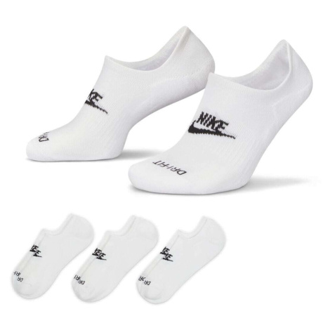 Nike Everyday Plus Cushioned Footie Socks White/ Black