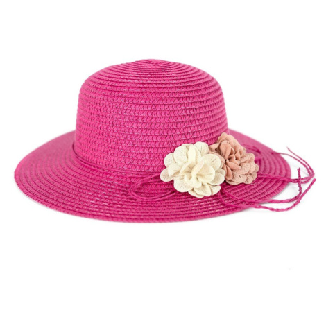 Dievčenský klobúčik Art of Polo 22123 Bouquet Ružová