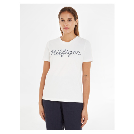 White Women's T-Shirt Tommy Hilfiger - Women