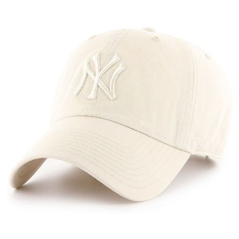 Čiapka 47brand MLB New York Yankees ružová farba, s nášivkou, B-RGW17GWSNL-NTA 47 Brand