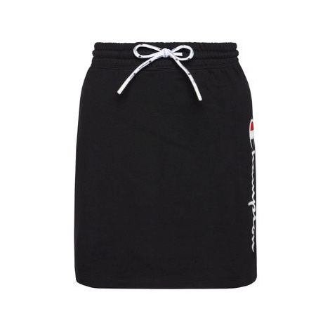 Champion Mini sukňa Vertical Script Logo 112649 Čierna Custom Fit
