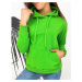 MODIVOS women's sweatshirt green BY0583