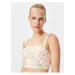 Koton Floral Crop Tank Top