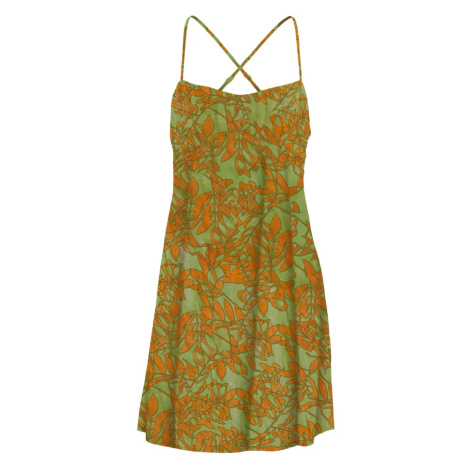 ONLY Letné šaty 'Alma'  okrová / zelená