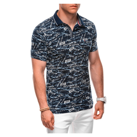 Edoti Printed Men's Polo Shirt