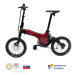 Skladací elektrobicykel SHARVAN e-SHARVAN - black red metalic