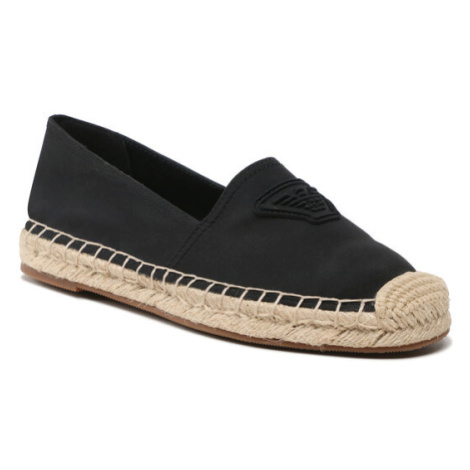 Emporio Armani Espadrilky XVSS03 XN742 K001 Čierna