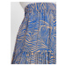 Modrá vzorovaná sukňa VERO MODA Gea